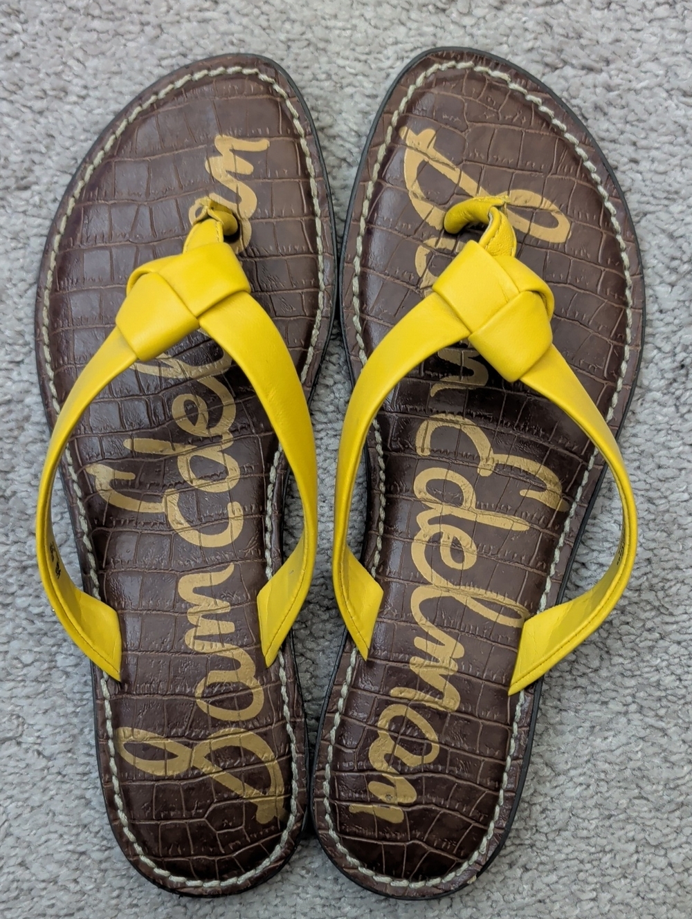 Sam Edelman Giles Yellow Sandals